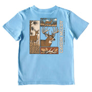 Kids' Buck Outdoors Short-Sleeve Tee Short Sleeve T-Shirt Cardin McCoy Light Blue XXS (2/3) Pocket