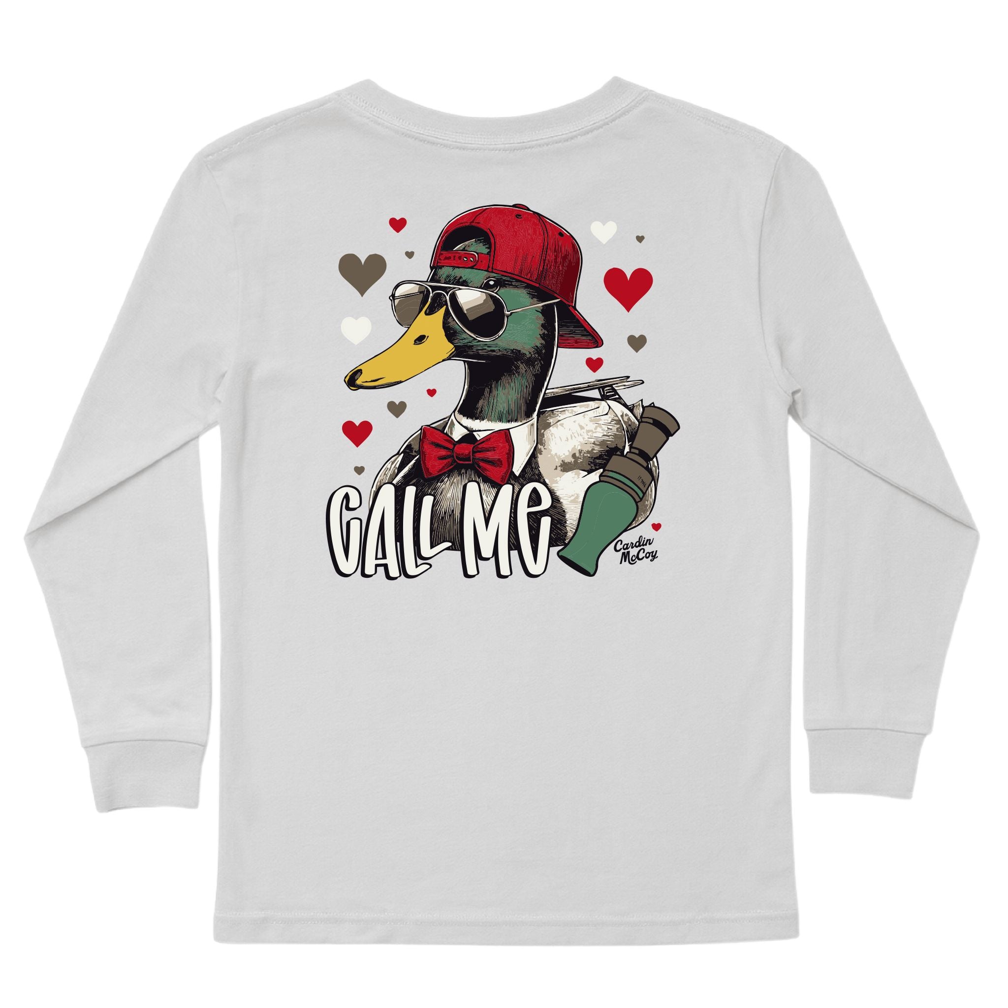 Kids' Call Me Long-Sleeve Tee Long Sleeve T-Shirt Cardin McCoy Ice Gray XXS (2/3) Pocket