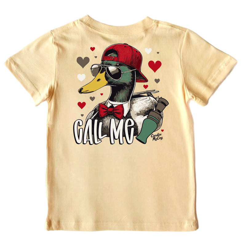 Kids' Call Me Short-Sleeve Tee Short Sleeve T-Shirt Cardin McCoy Butter XXS (2/3) Pocket