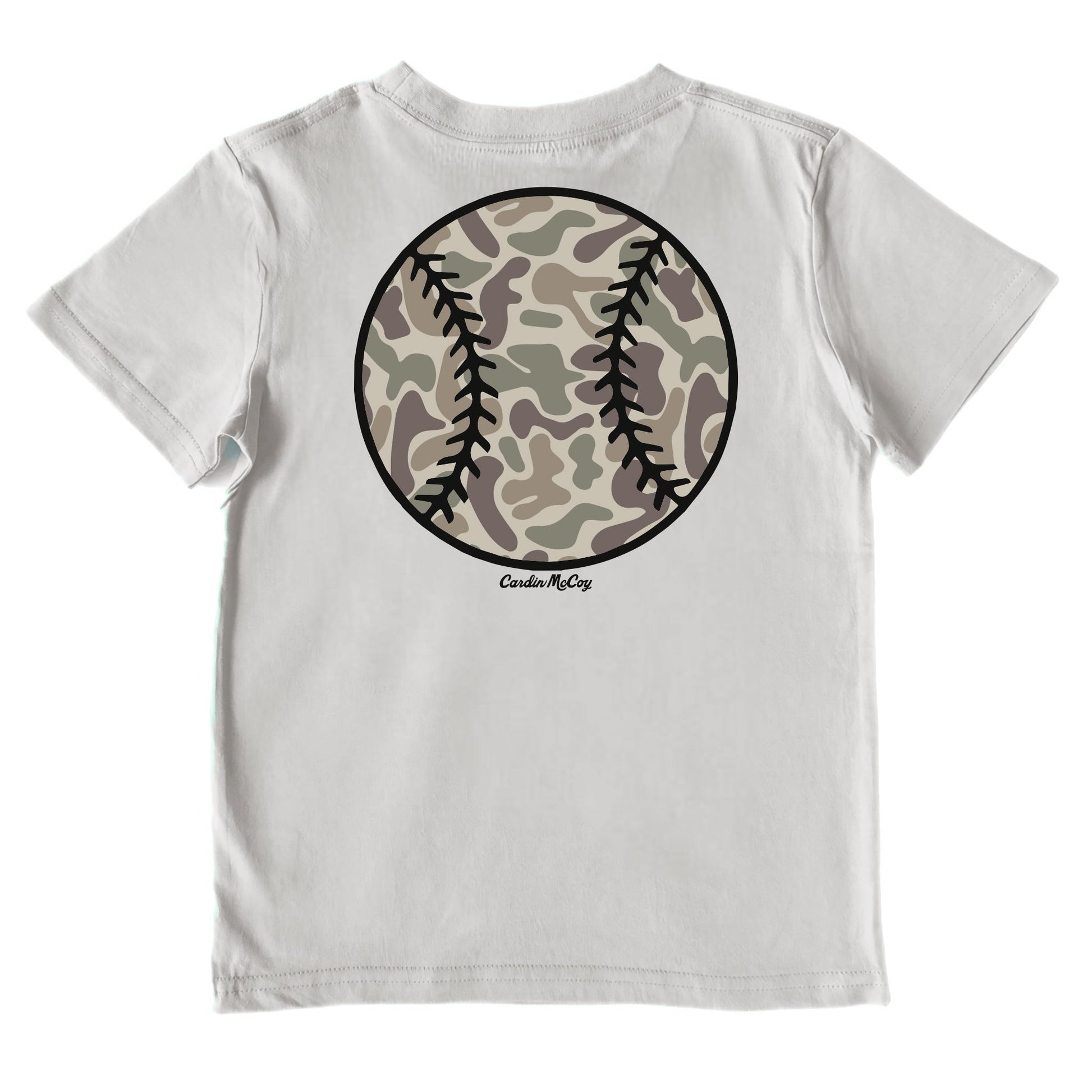 Kids' Camo Baseball Performance Short-Sleeve Tee Short Sleeve T-Shirt Cardin McCoy Gray Mist XXS (2/3) 