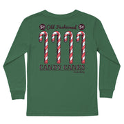 Kids' Candy Cane Co. Long-Sleeve Tee Long Sleeve T-Shirt Cardin McCoy Dark Olive XXS (2/3) Pocket