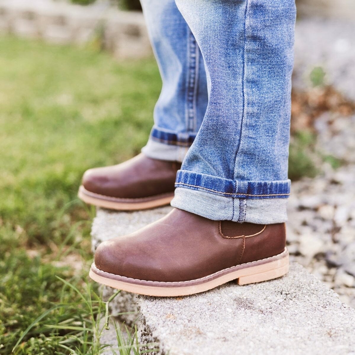 Kids' Chelsea Boots Chocolate Footwear Cardin McCoy 