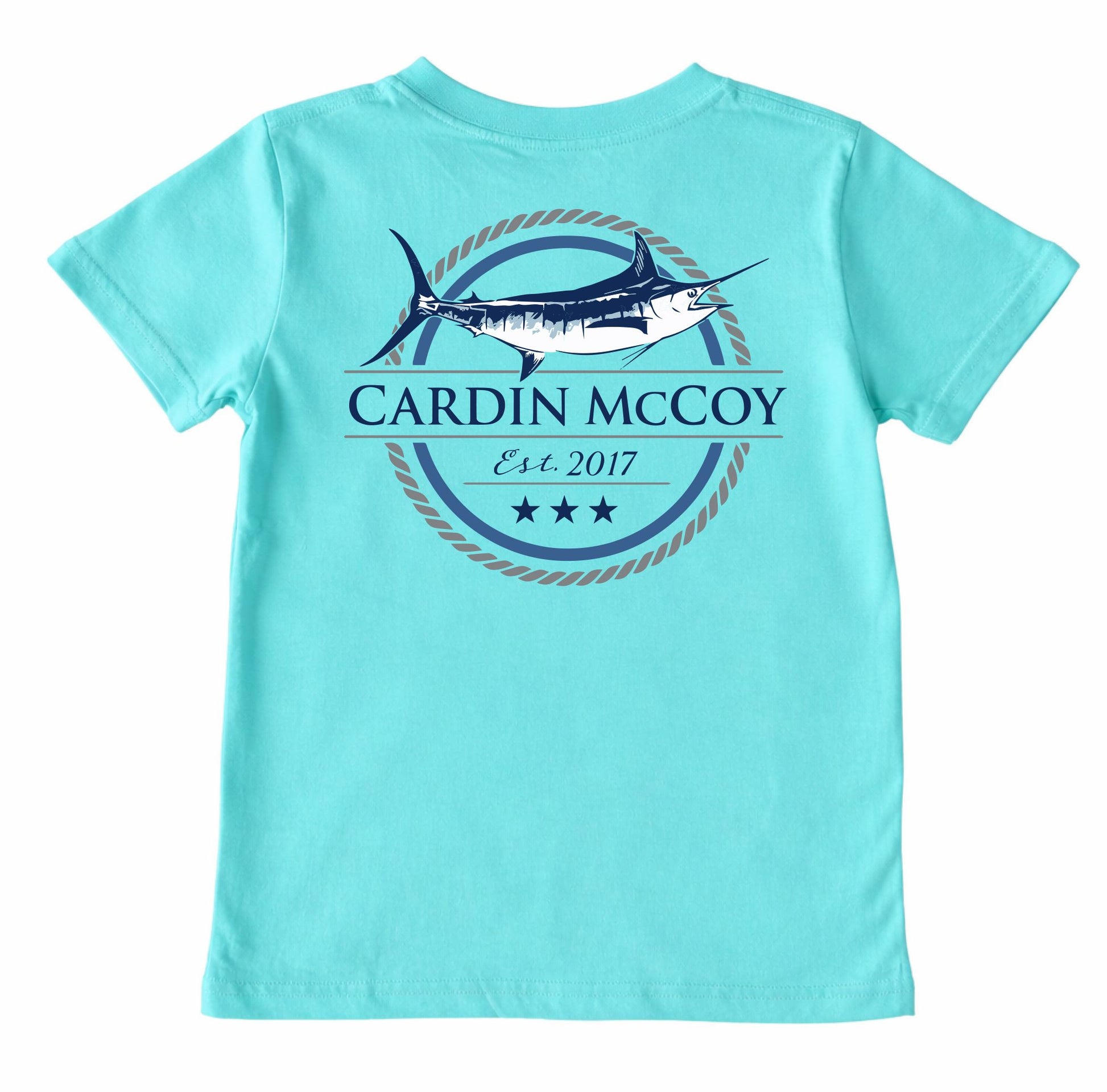 Kids' CM Marlin Short-Sleeve Tee Short Sleeve T-Shirt Cardin McCoy Teal XXS (2/3) Pocket
