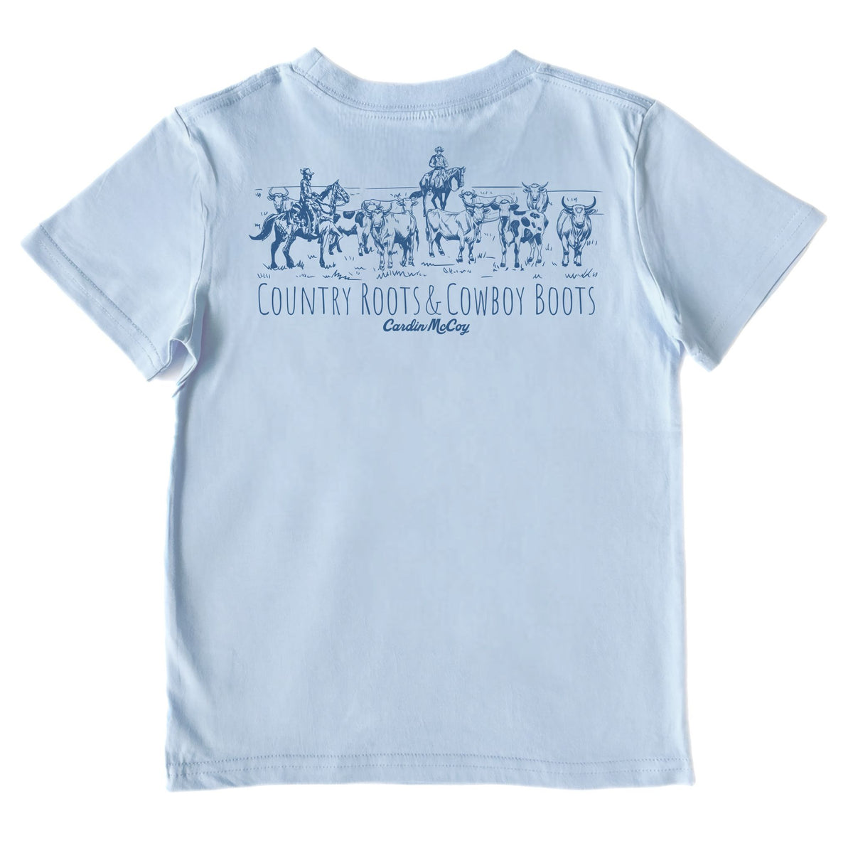 Kids' Country Roots Short-Sleeve Performance Tee Short Sleeve T-Shirt Cardin McCoy Blue Sky XXS (2/3) Performance