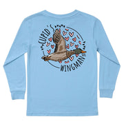 Kids' Cupid's Wingman Long-Sleeve Tee Long Sleeve T-Shirt Cardin McCoy Light Blue XXS (2/3) Pocket