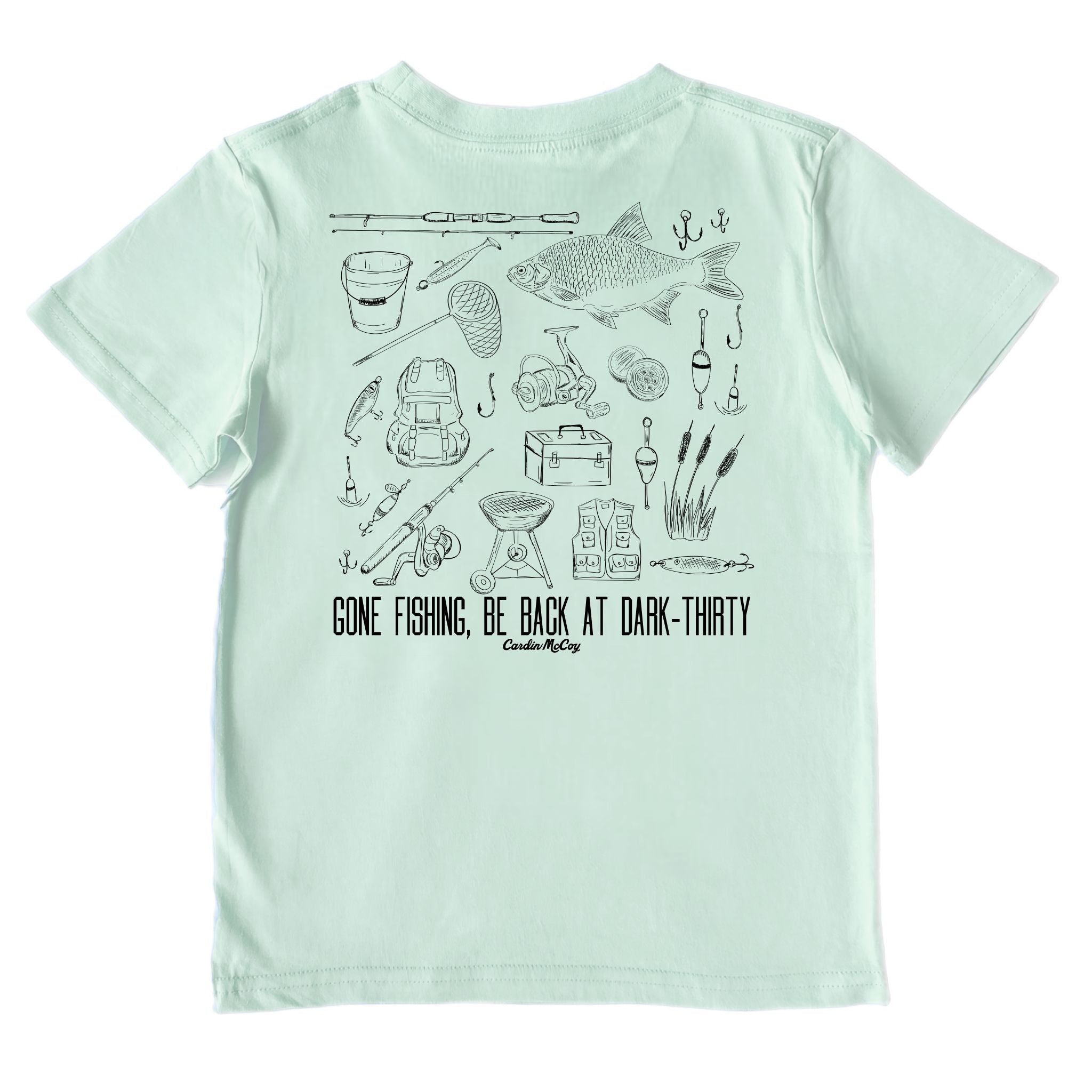 Kids' Dark Thirty Performance Short-Sleeve Tee Short Sleeve T-Shirt Cardin McCoy Surf Spray XXS (2/3) Performance