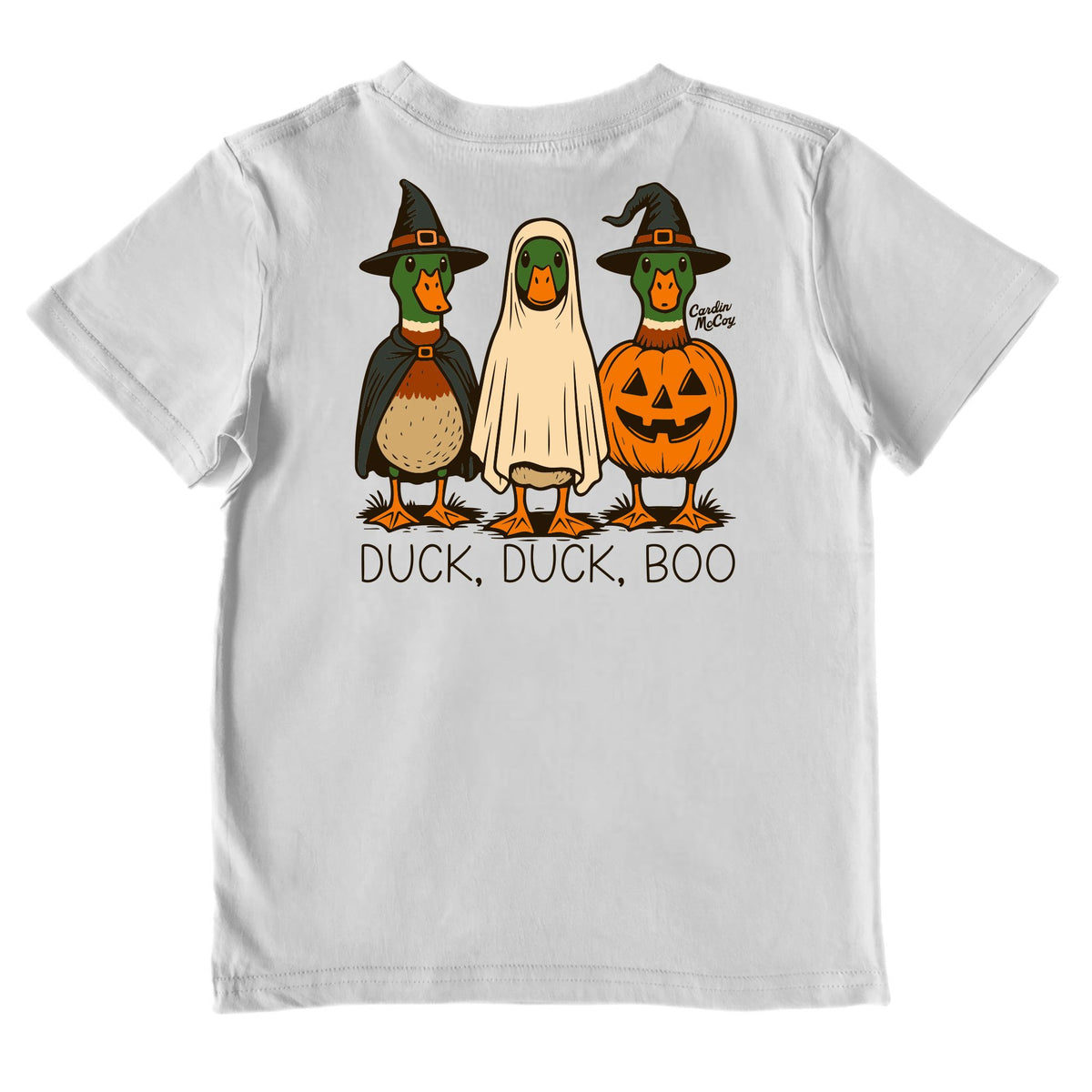 Kids' Duck, Duck, Boo Performance Short-Sleeve Tee Short Sleeve T-Shirt Cardin McCoy Gray Mist XXS (2/3) No Pocket