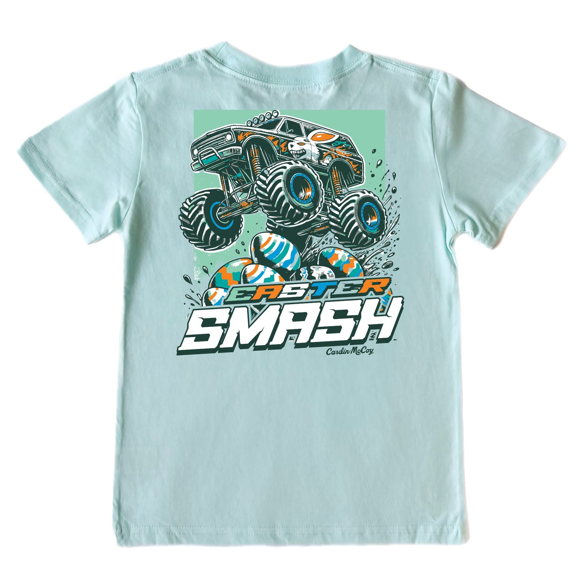 Kids' Easter Smash Short-Sleeve Tee Short Sleeve T-Shirt Cardin McCoy Blue Mint XXS (2/3) Pocket