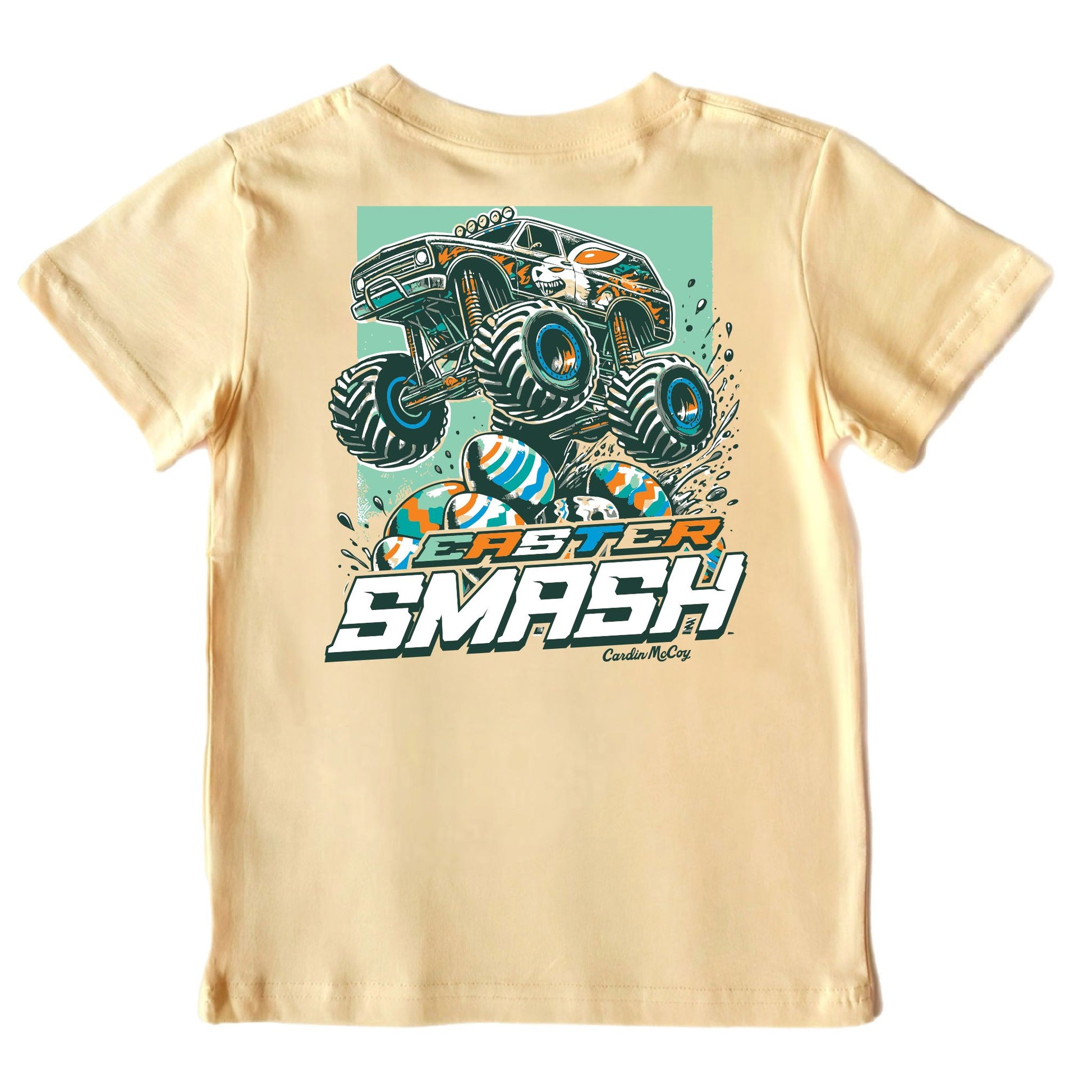 Kids' Easter Smash Short-Sleeve Tee Short Sleeve T-Shirt Cardin McCoy Butter XXS (2/3) Pocket