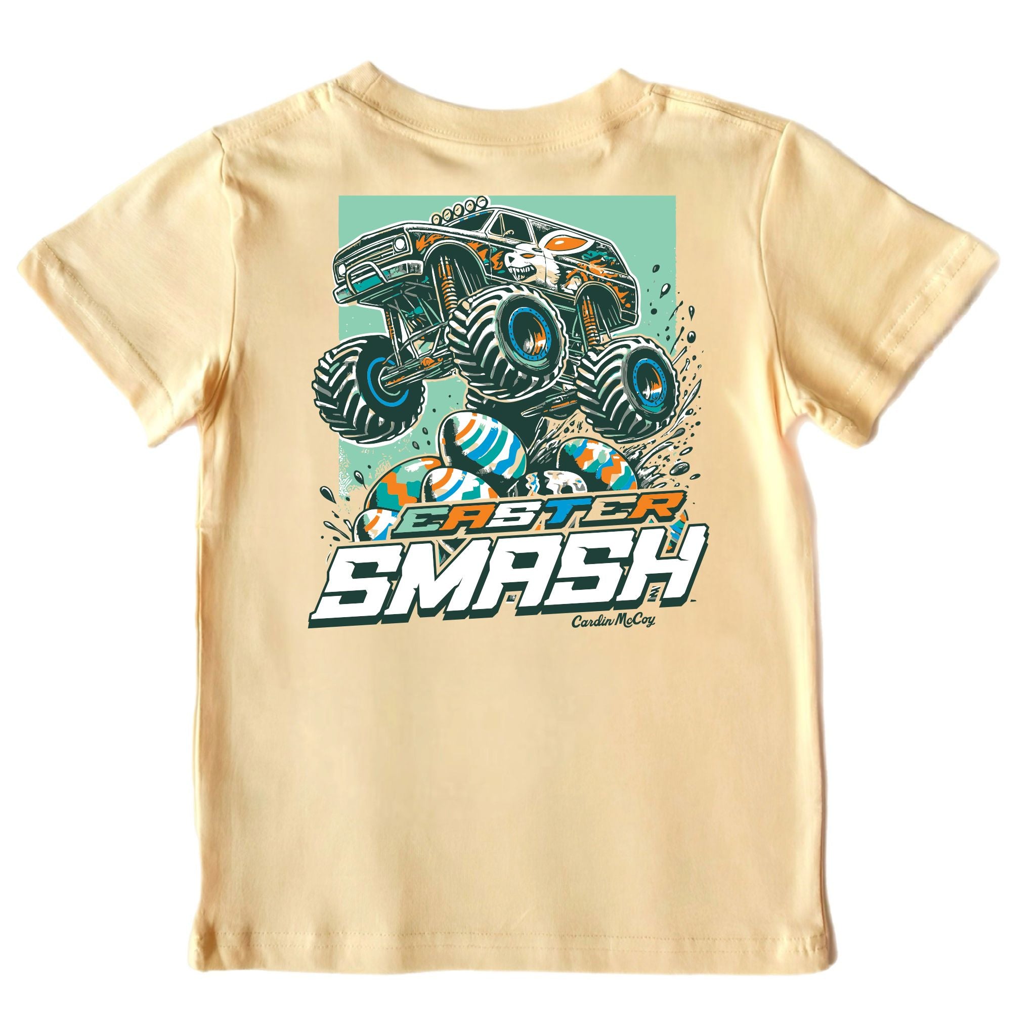 Kids' Easter Smash Short-Sleeve Tee Short Sleeve T-Shirt Cardin McCoy Butter XXS (2/3) Pocket