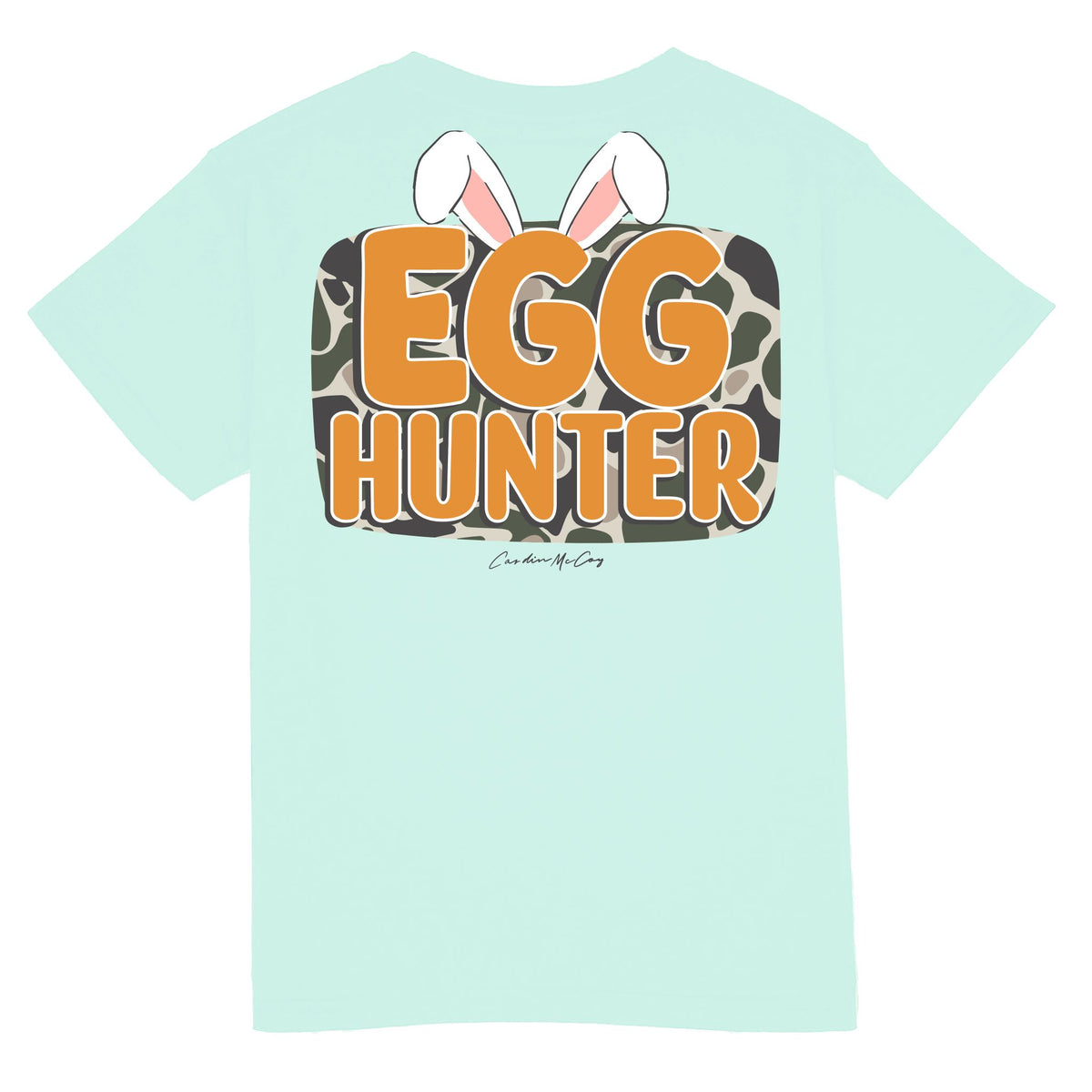 Kids' Egg Hunter Short Sleeve Pocket Tee Short Sleeve T-Shirt Cardin McCoy Blue Mint XXS (2/3) 