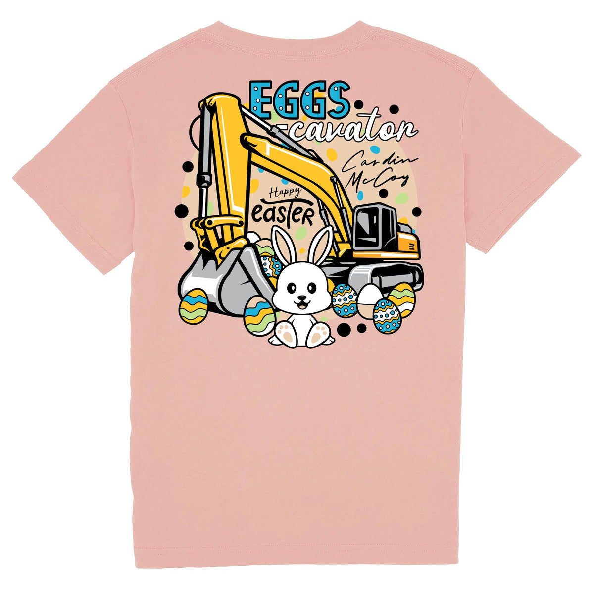 Kids' Eggscavator Short Sleeve Pocket Tee Short Sleeve T-Shirt Cardin McCoy Rose Tan XXS (2/3) 