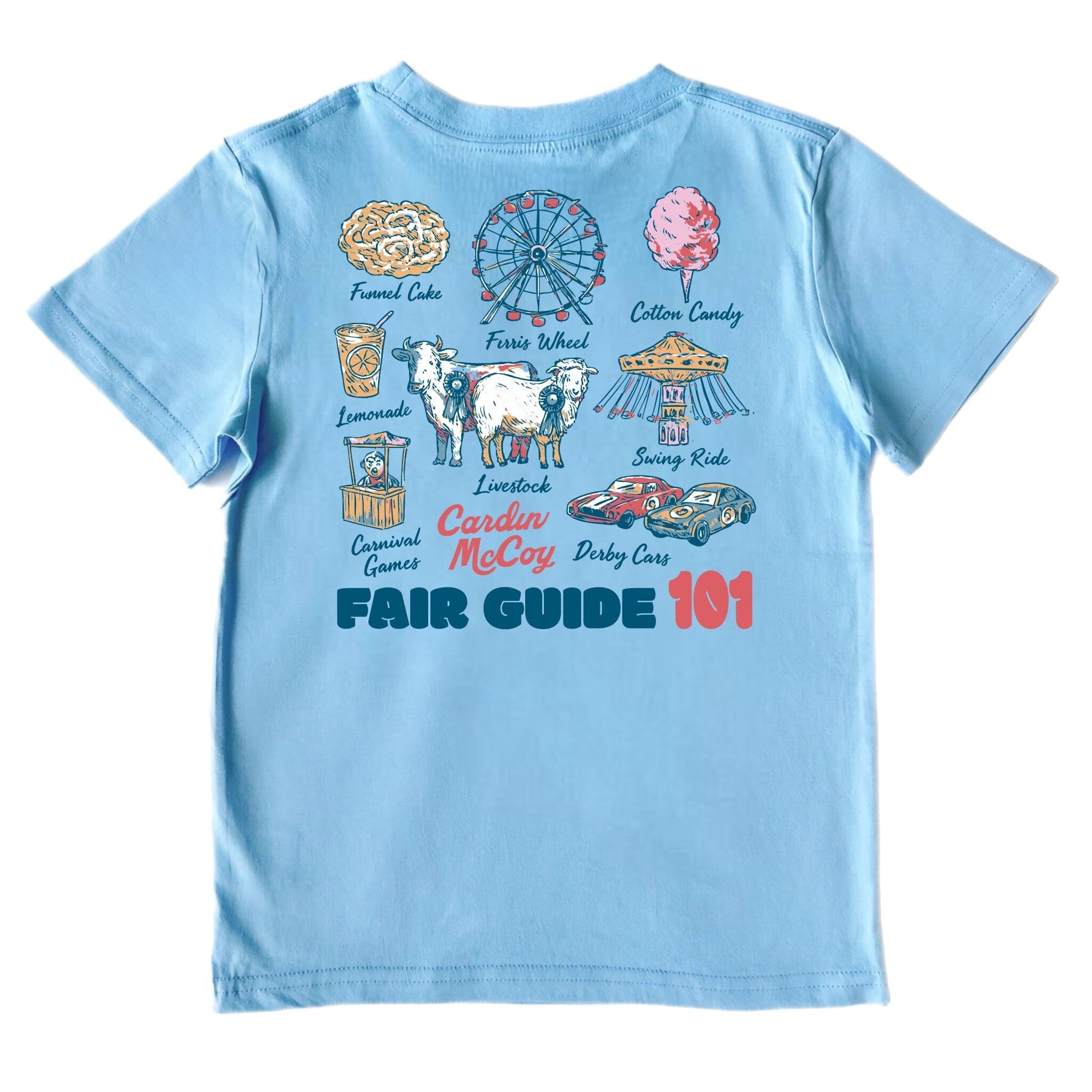 Kids' Fair Guide 101 Short-Sleeve Tee Short Sleeve T-Shirt Cardin McCoy Light Blue XXS (2/3) No Pocket