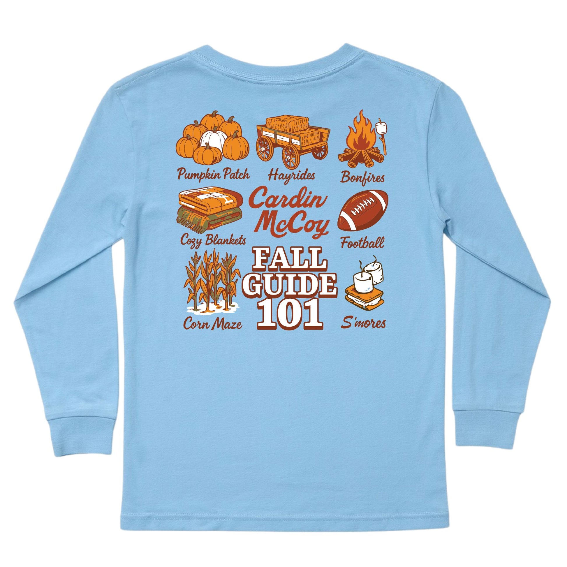 Kids' Fall Guide 101 Long-Sleeve Tee Long Sleeve T-Shirt Cardin McCoy Light Blue XXS (2/3) Pocket
