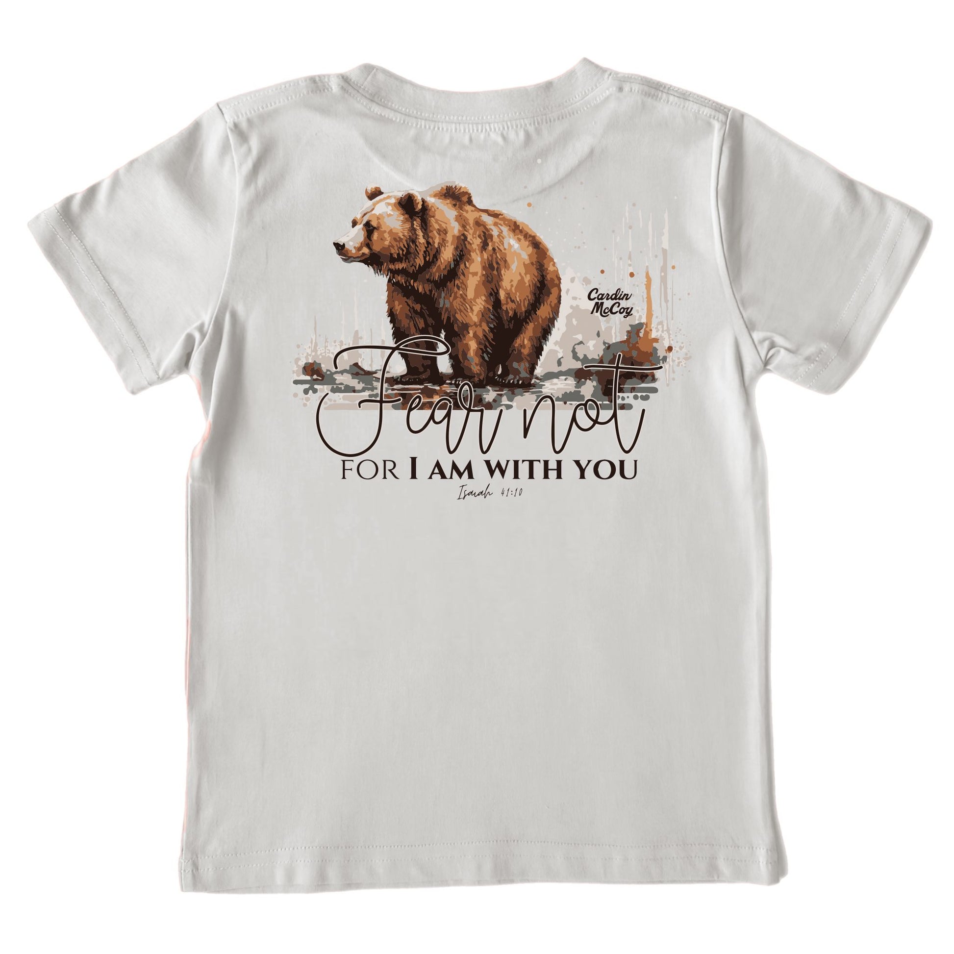 Kids' Fear Not Short-Sleeve Tee Short Sleeve T-Shirt Cardin McCoy Ice Gray XXS (2/3) Pocket