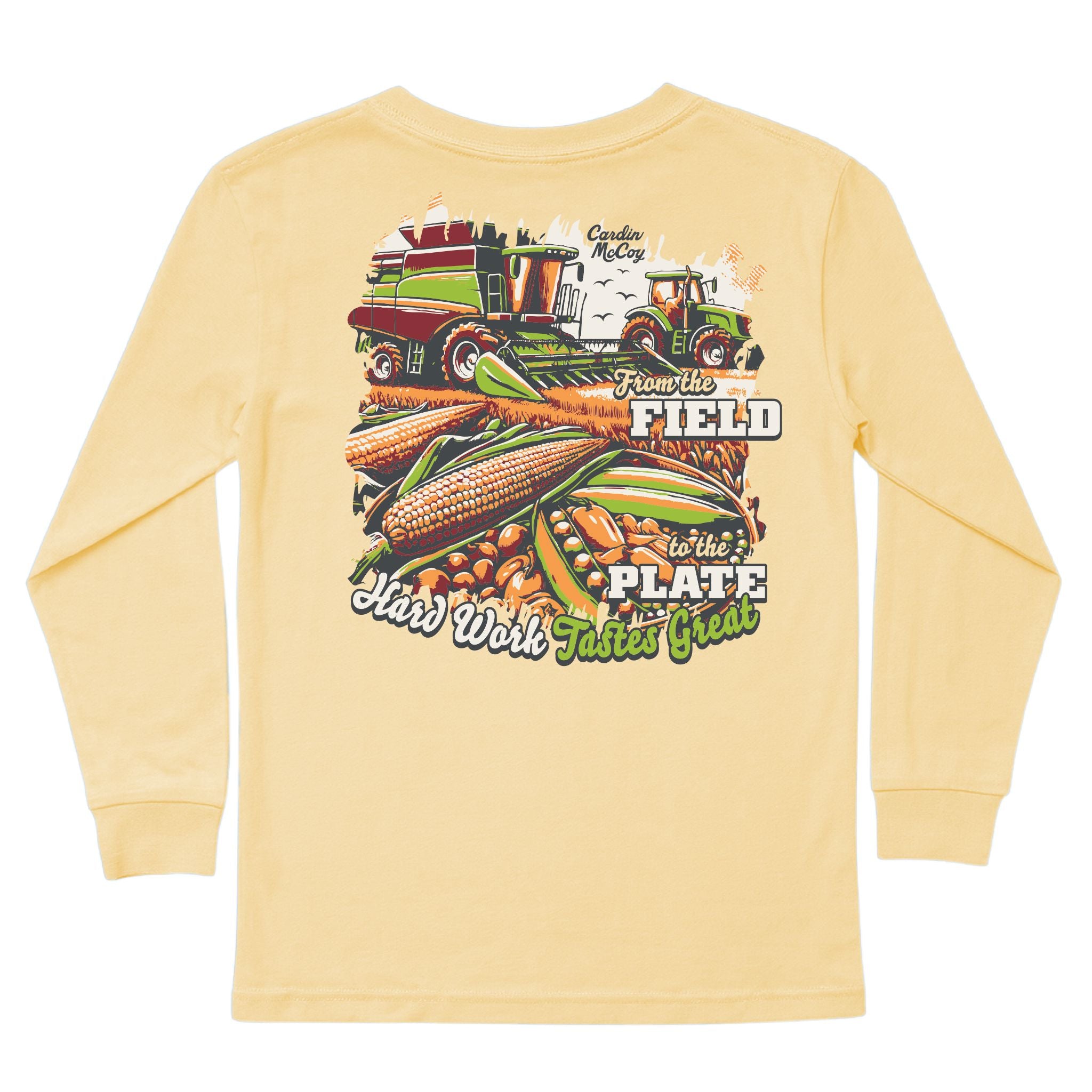 Kids' Field to Plate Long-Sleeve Tee Long Sleeve T-Shirt Cardin McCoy Butter XXS (2/3) Pocket