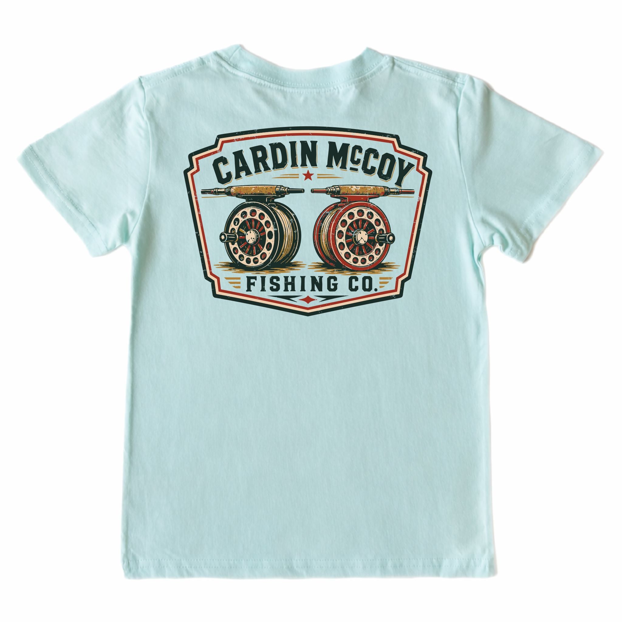 Kids' Fishing Co. Short-Sleeve Tee Short Sleeve T-Shirt Cardin McCoy Blue Mint XXS (2/3) Pocket