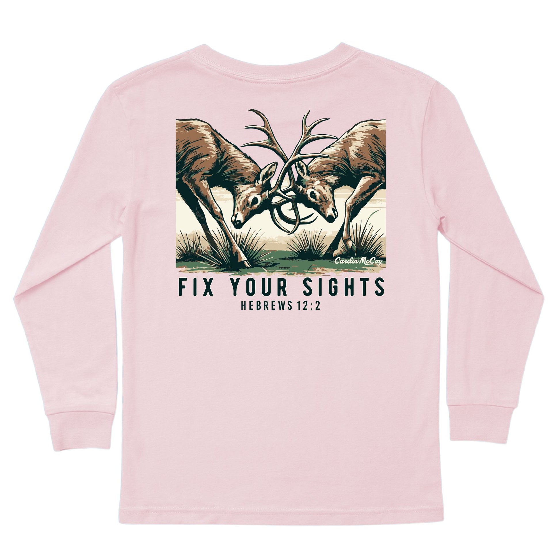 Kids' Fix Your Sights Long-Sleeve Tee Long Sleeve T-Shirt Cardin McCoy Light Pink XXS (2/3) Pocket