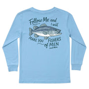 Kids' Follow Me Long-Sleeve Tee Long Sleeve T-Shirt Cardin McCoy Light Blue XXS (2/3) Pocket
