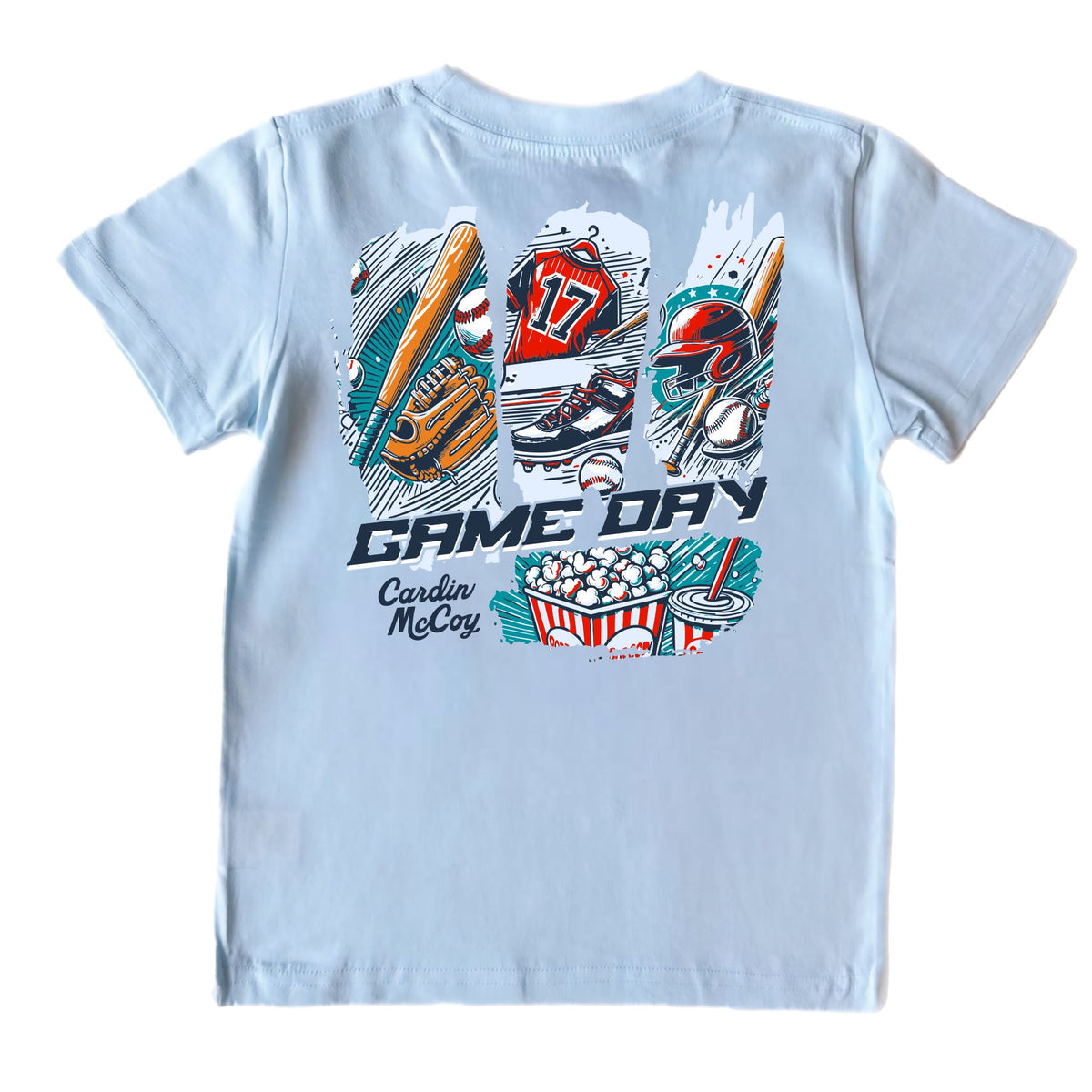 Kids' Game Day Short-Sleeve Tee Short Sleeve T-Shirt Cardin McCoy Cool Blue XXS (2/3) Pocket