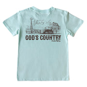 Kids' God's Country Short-Sleeve Tee Short Sleeve T-Shirt Cardin McCoy Blue Mint XXS (2/3) Pocket