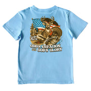 Kids' God's Creation Short-Sleeve Tee Short Sleeve T-Shirt Cardin McCoy Light Blue XXS (2/3) Pocket