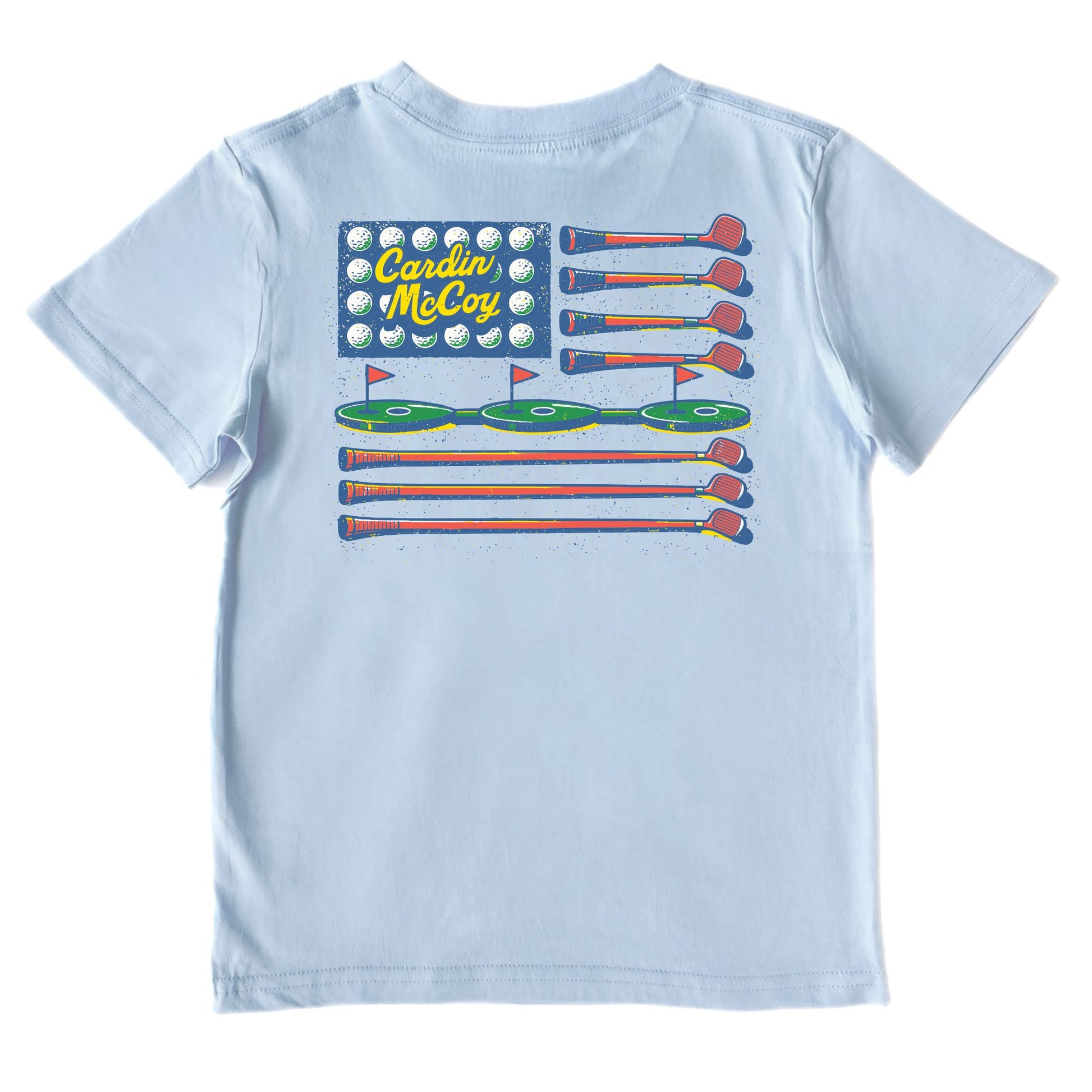 Kids' Golf Flag Performance Short-Sleeve Tee Short Sleeve T-Shirt Cardin McCoy Blue Sky XXS (2/3) Performance