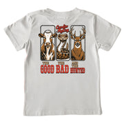 Kids' Good, Bad, Hunted Short-Sleeve Tee Short Sleeve T-Shirt Cardin McCoy Ice Gray XXS (2/3) Pocket