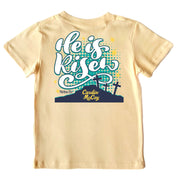 Kids' He is Risen Short-Sleeve Tee Short Sleeve T-Shirt Cardin McCoy Butter XXS (2/3) Pocket