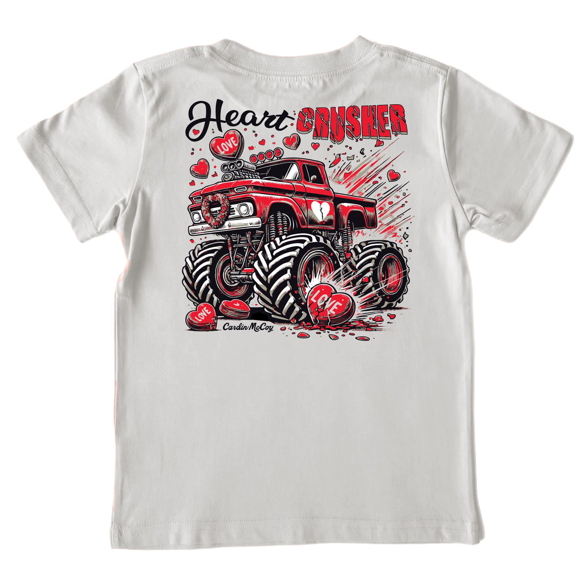 Kids' Heart Crusher Short-Sleeve Tee Short Sleeve T-Shirt Cardin McCoy Ice Gray XXS (2/3) Pocket