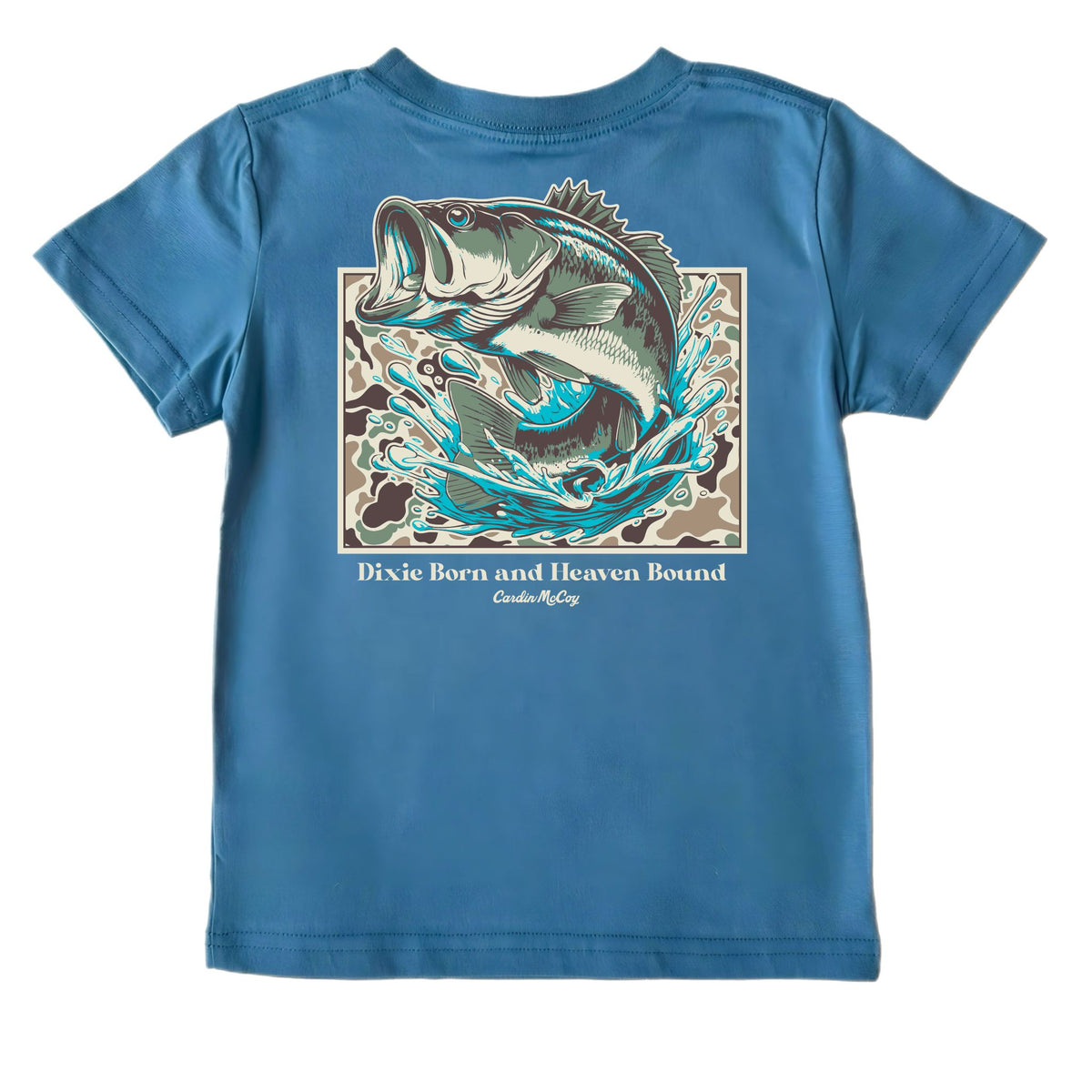 Kids' Heaven Bound Short-Sleeve Tee Short Sleeve T-Shirt Cardin McCoy Blue XXS (2/3) Pocket