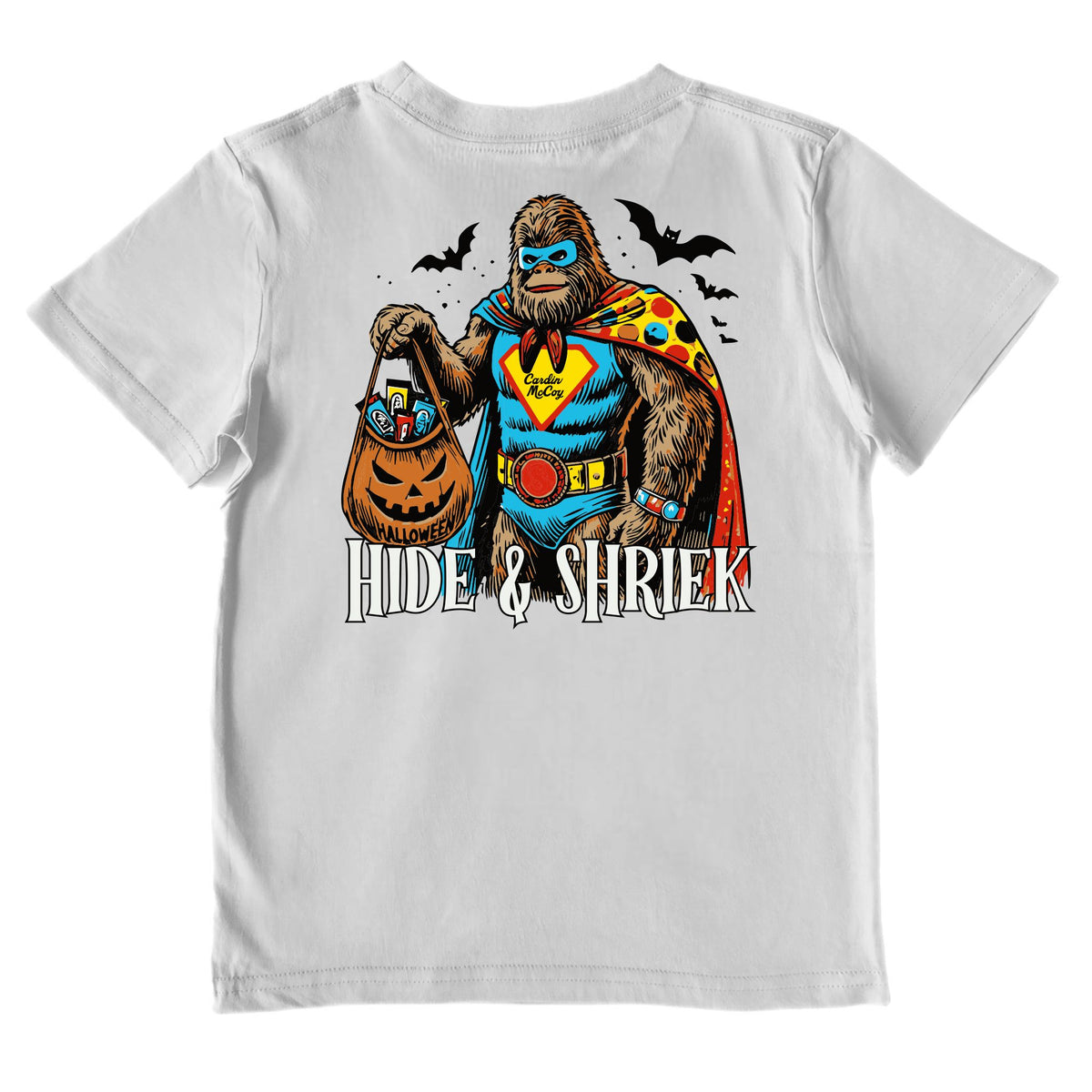 Kids' Hide & Shriek Performance Short-Sleeve Tee Short Sleeve T-Shirt Cardin McCoy Gray Mist XXS (2/3) No Pocket