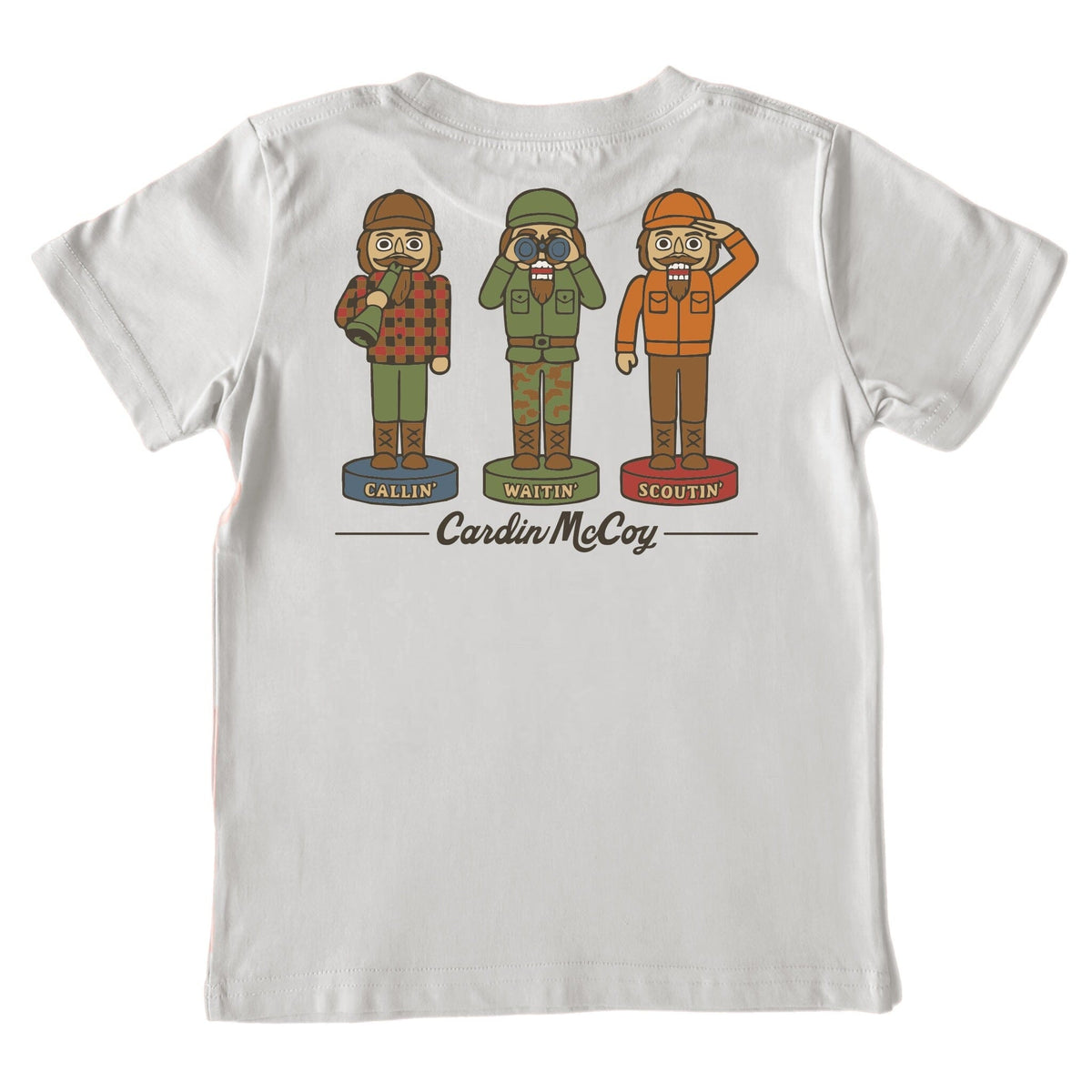 Kids' Hunting Nutcrackers Short-Sleeve Tee Short Sleeve T-Shirt Cardin McCoy Ice Gray XXS (2/3) Pocket