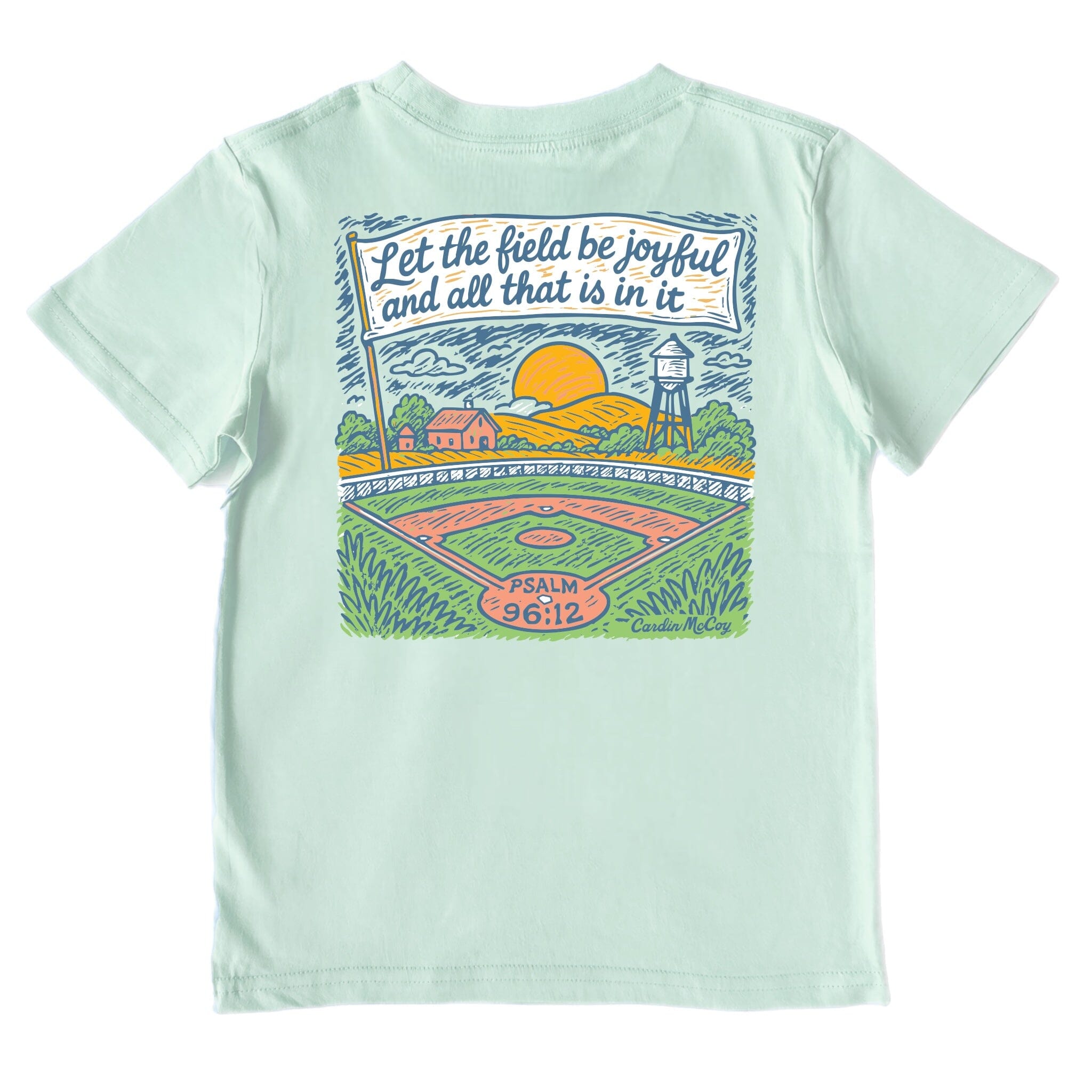 Kids' Joyful Baseball Performance Short-Sleeve Tee Short Sleeve T-Shirt Cardin McCoy 
