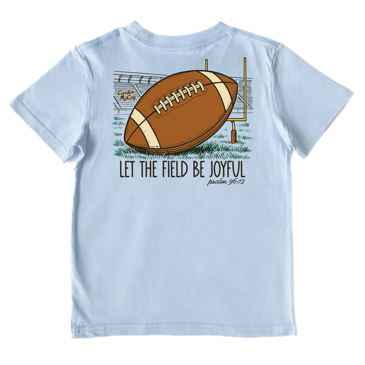 Kids' Joyful Football Short-Sleeve Performance Tee Short Sleeve T-Shirt Cardin McCoy Blue Sky XXS (2/3) Performance