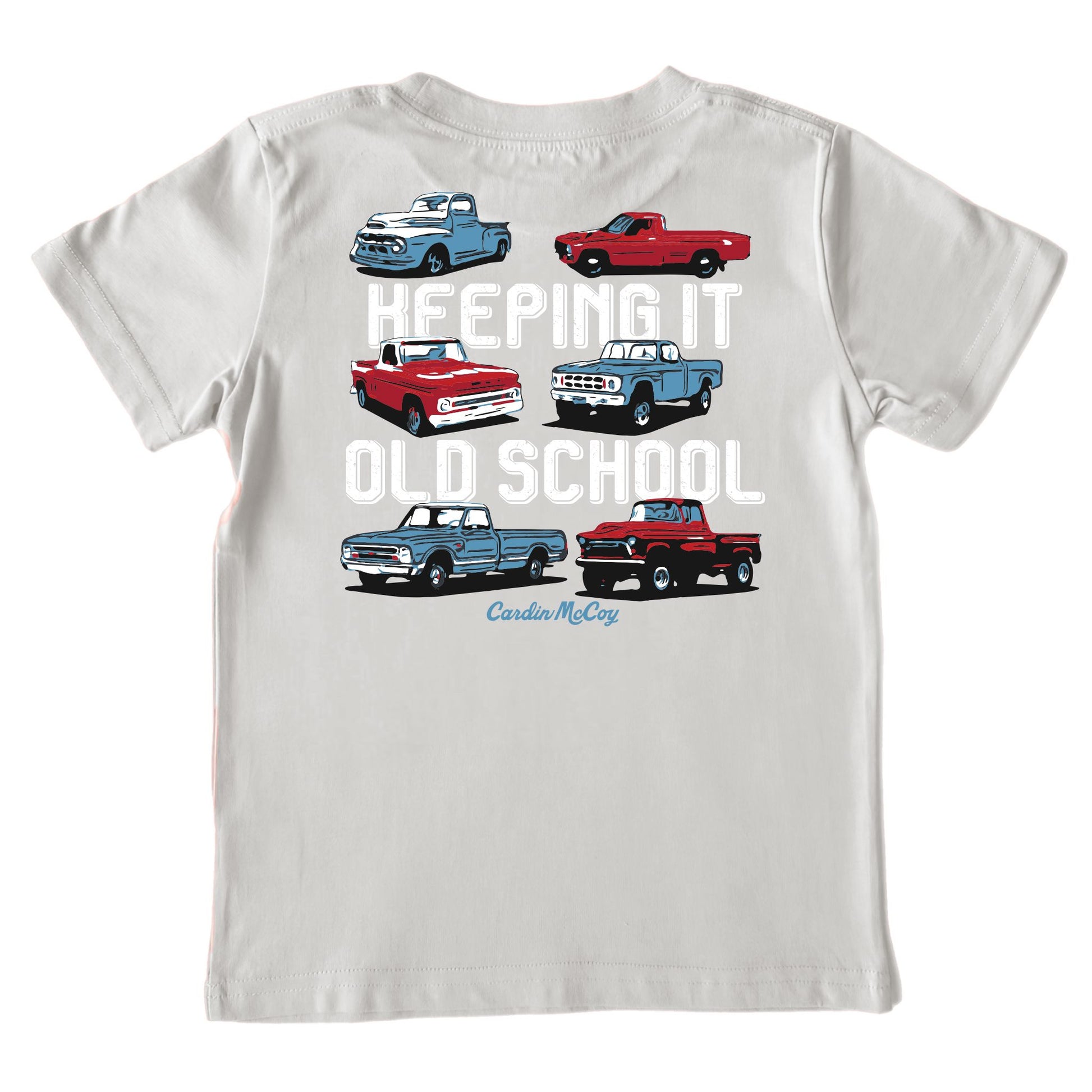 Kids' Keeping it Old School Short-Sleeve Tee Short Sleeve T-Shirt Cardin McCoy Ice Gray XXS (2/3) Pocket