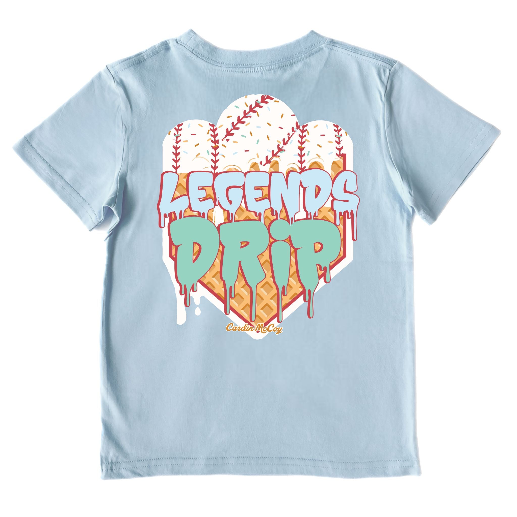 Kids' Legends Drip Performance Short-Sleeve Tee Short Sleeve T-Shirt Cardin McCoy Blue Sky XXS (2/3) 