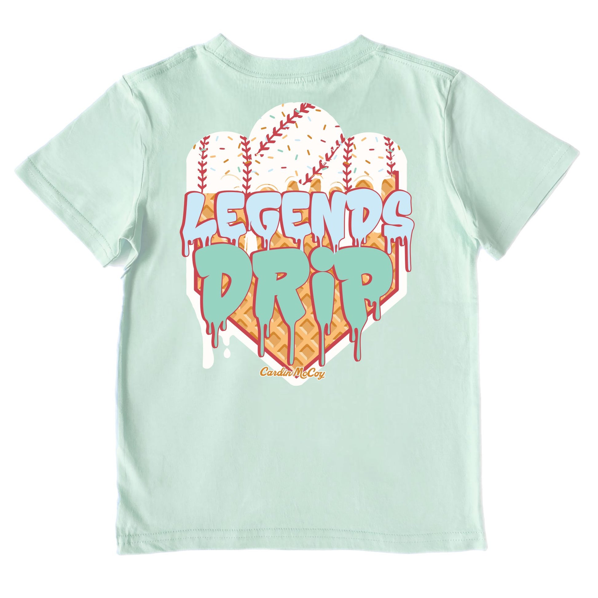 Kids' Legends Drip Performance Short-Sleeve Tee Short Sleeve T-Shirt Cardin McCoy Surf Spray XXS (2/3) 