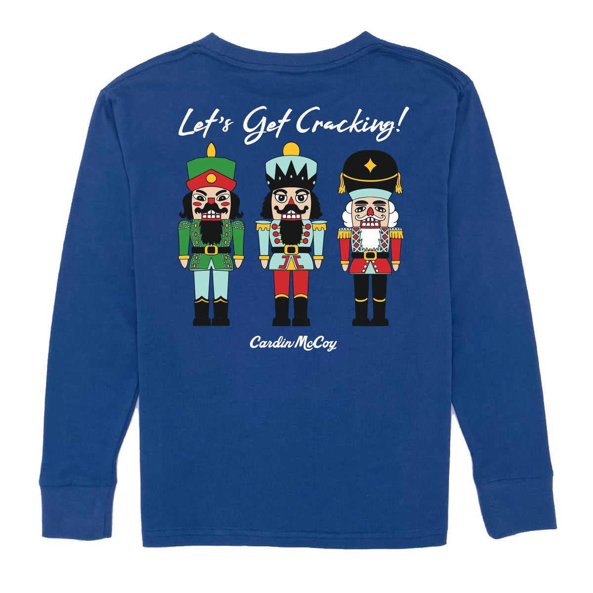 Kids' Let's Get Cracking Long-Sleeve Tee Long Sleeve T-Shirt Cardin McCoy Blue XXS (2/3) Pocket