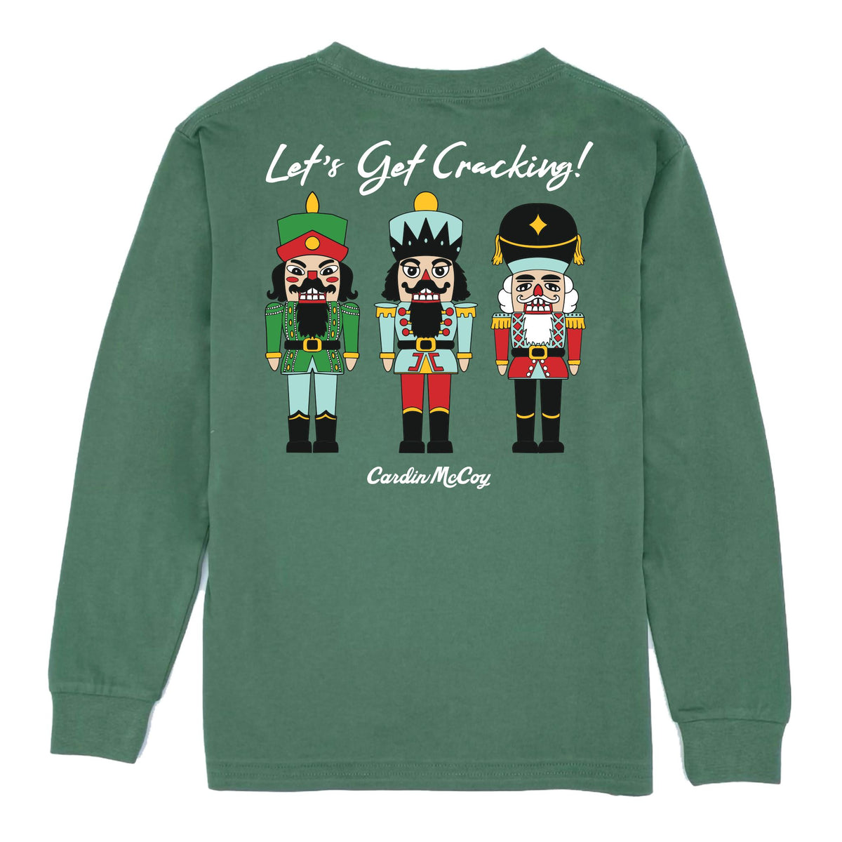 Kids' Let's Get Cracking Long-Sleeve Tee Long Sleeve T-Shirt Cardin McCoy Dark Olive XXS (2/3) Pocket