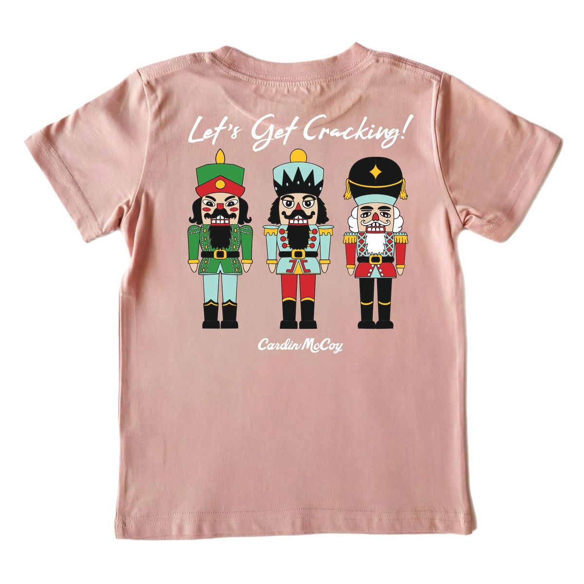 Kids' Let's Get Cracking Short-Sleeve Tee Short Sleeve T-Shirt Cardin McCoy Rose Tan XXS (2/3) Pocket