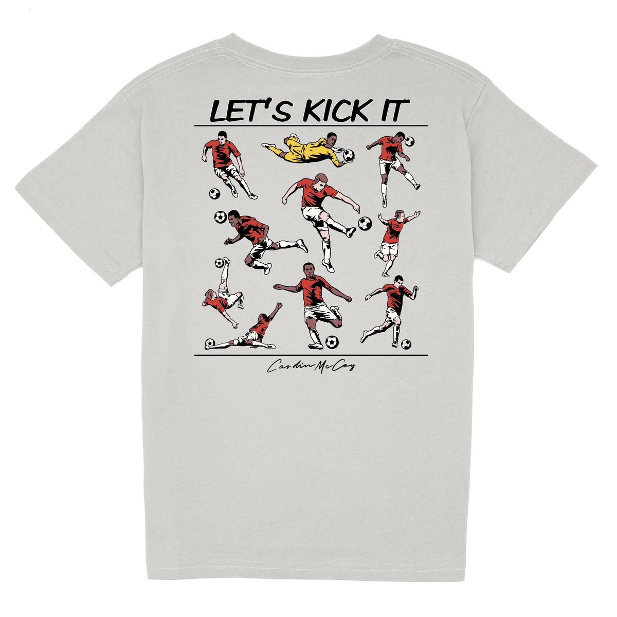 Kids' Let's Kick It Short Sleeve Pocket Tee Short Sleeve T-Shirt Cardin McCoy Ice Gray XXS (2/3) 