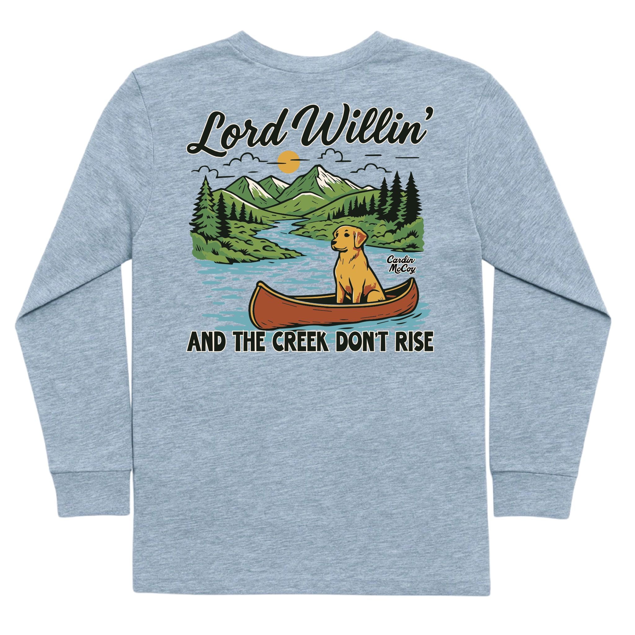 Kids' Lord Willin Long-Sleeve Tee Long Sleeve T-Shirt Cardin McCoy Heather Gray XXS (2/3) Pocket