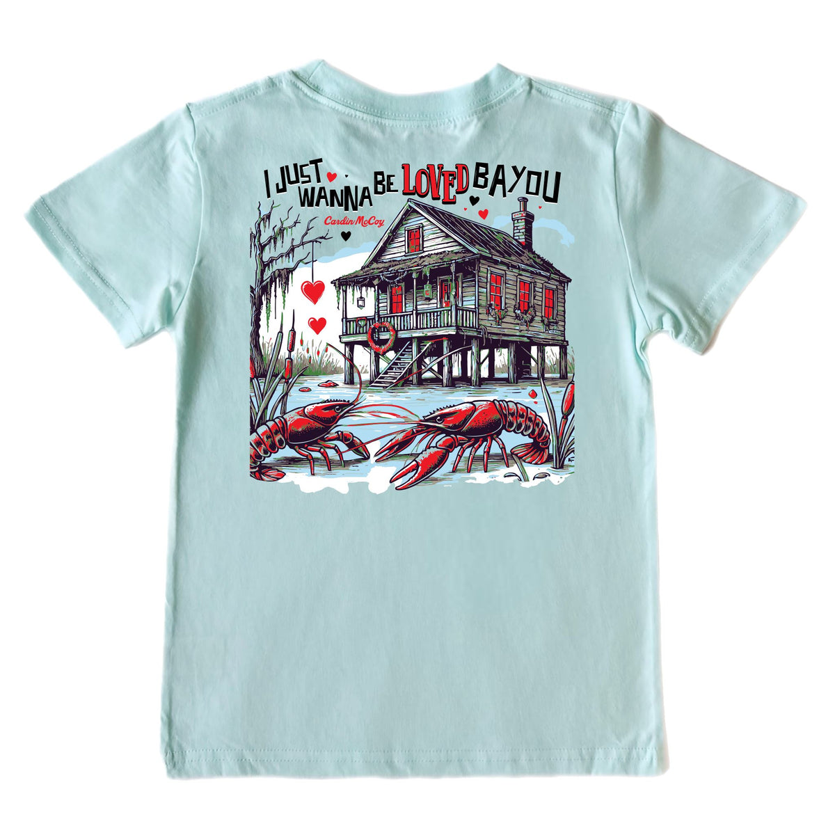 Kids' Loved Bayou Short-Sleeve Tee Short Sleeve T-Shirt Cardin McCoy Blue Mint XXS (2/3) Pocket