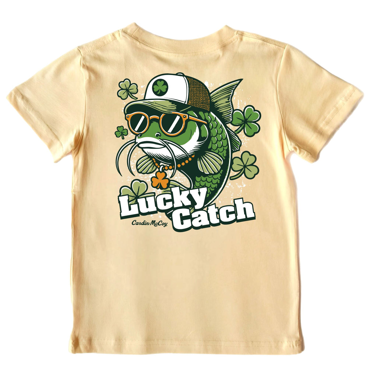 Kids' Lucky Catch Short-Sleeve Tee Short Sleeve T-Shirt Cardin McCoy Butter XXS (2/3) Pocket