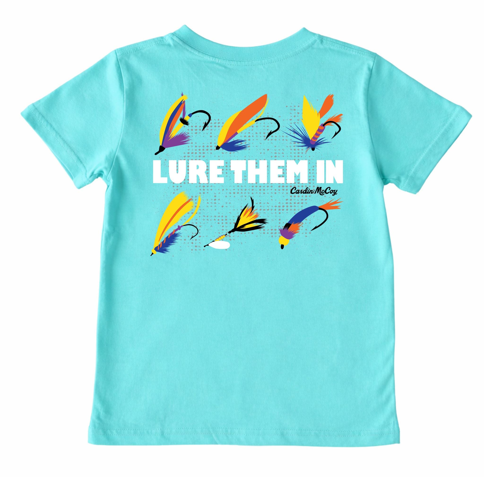 Kids' Lure Them In Short-Sleeve Tee Short Sleeve T-Shirt Cardin McCoy Teal XXS (2/3) Pocket