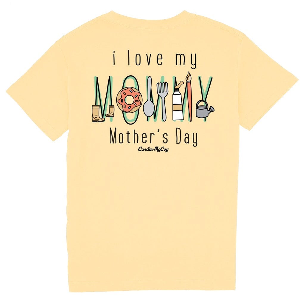 Kids' Mother's Day Short Sleeve Pocket Tee Short Sleeve T-Shirt Cardin McCoy Butter XXS (2/3) Pocket