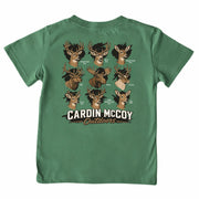 Kids' North American Deer Short-Sleeve Tee Short Sleeve T-Shirt Cardin McCoy Dark Olive XXS (2/3) Pocket