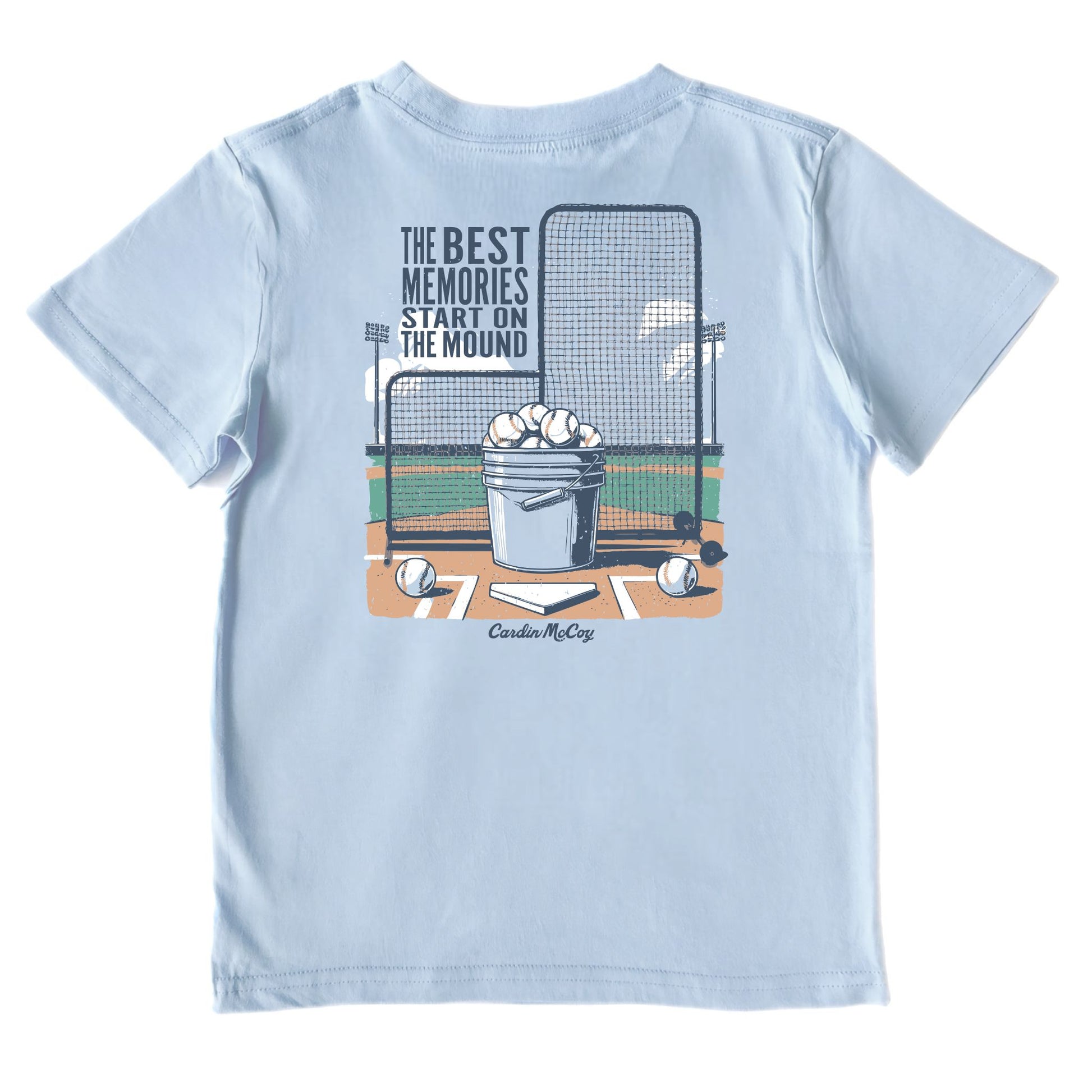 Kids' On the Mound Performance Short-Sleeve Tee Short Sleeve T-Shirt Cardin McCoy Blue Sky XXS (2/3) 