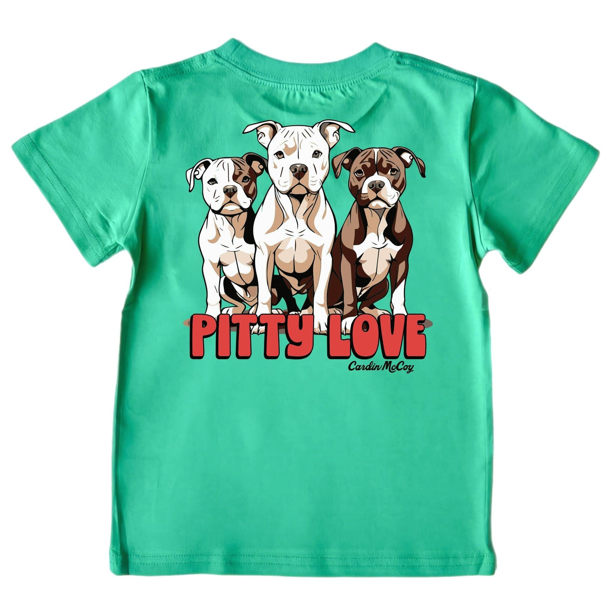 Kids' Pitty Love Short-Sleeve Tee Short Sleeve T-Shirt Cardin McCoy Green XXS (2/3) Pocket